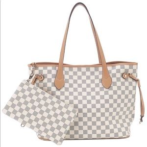 Checkered Tote Bag